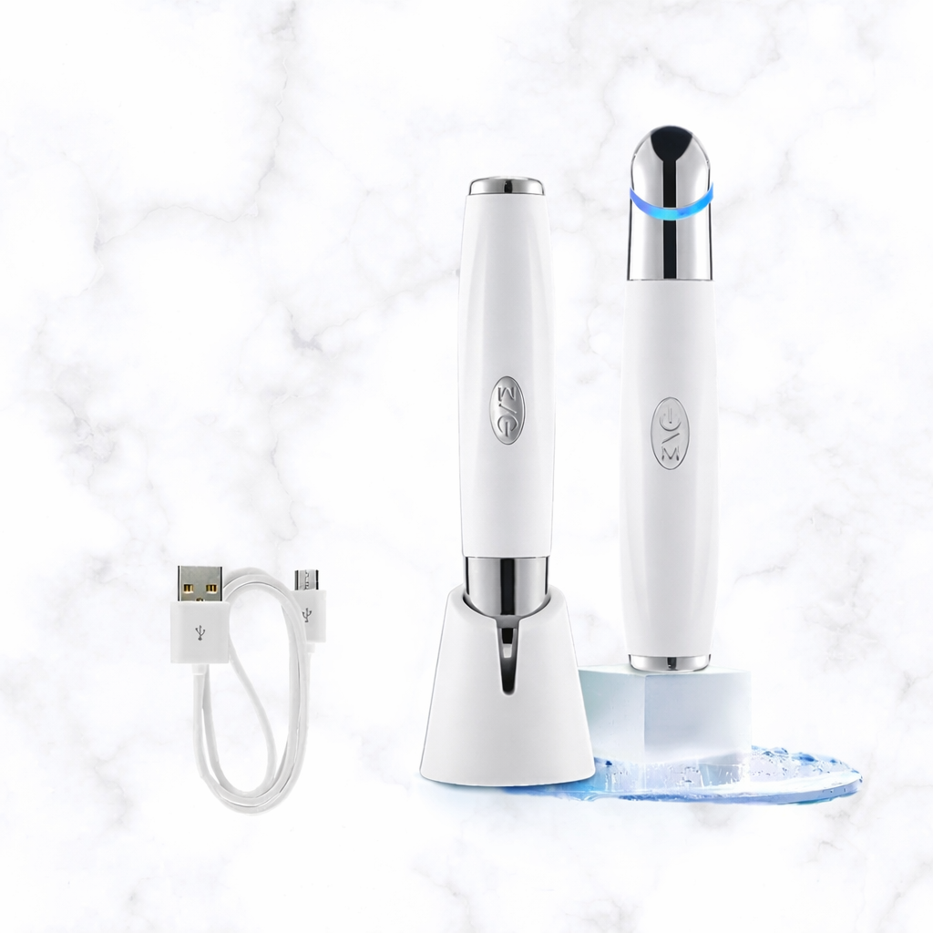 PACK LumiCare Eye & Lip – Masajeador de ojos y labios + Sérum antiojeras