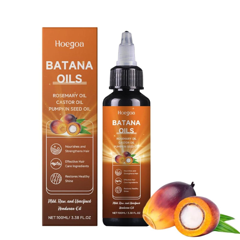 HOEGOA Aceite de Batana 100ml — Crecimiento Capilar Natural y Reparación Profunda
